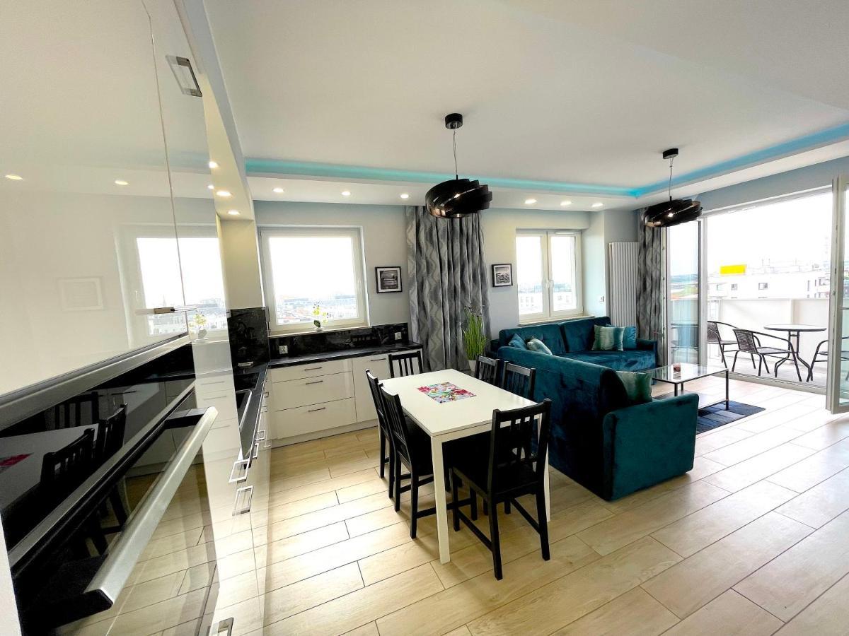 Apartament Z Tarasem I Widokiem Na Odre Breslávia Exterior foto