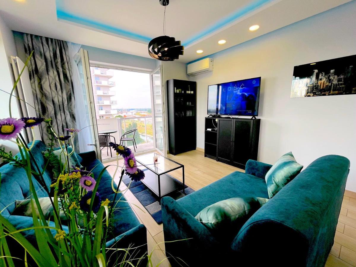 Apartament Z Tarasem I Widokiem Na Odre Breslávia Exterior foto