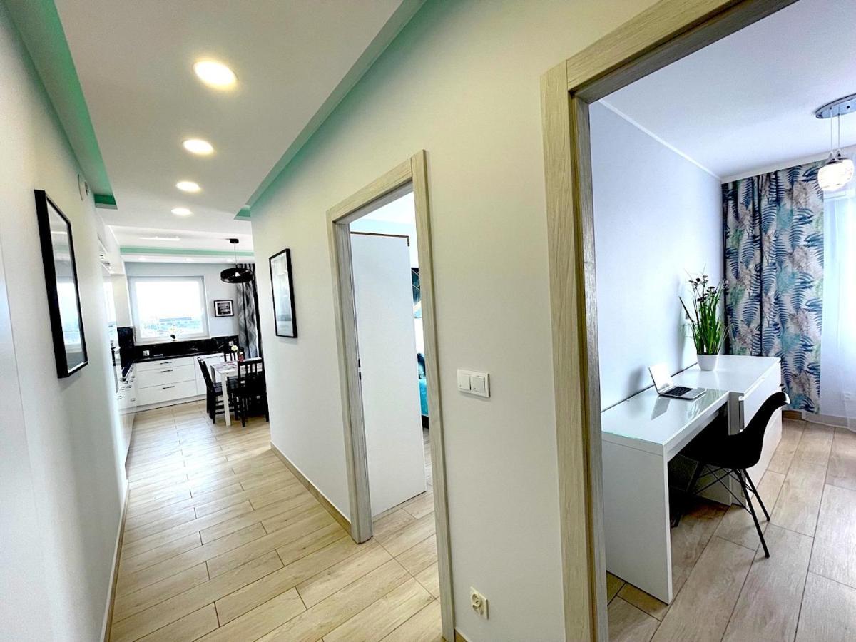 Apartament Z Tarasem I Widokiem Na Odre Breslávia Exterior foto