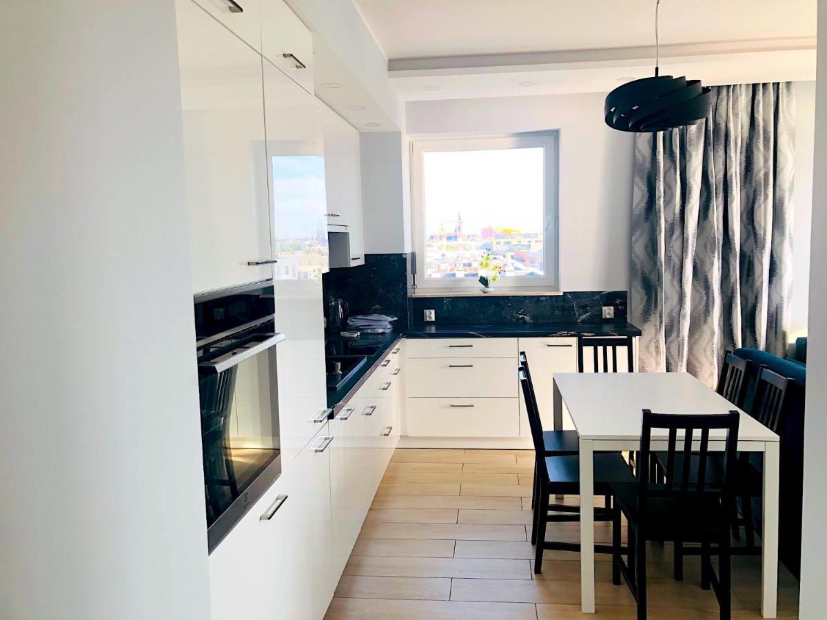 Apartament Z Tarasem I Widokiem Na Odre Breslávia Exterior foto